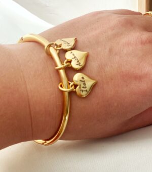 Bracelete amor gravado