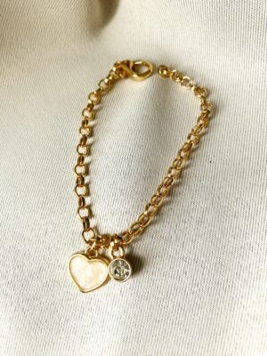 Pulseira Love brilho